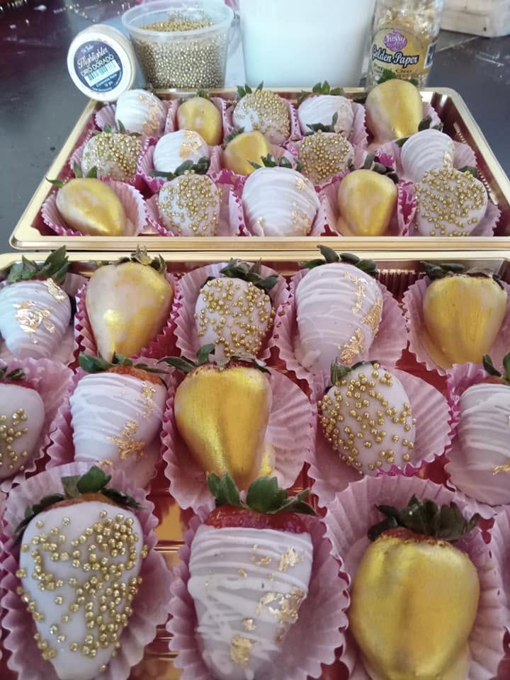 Ramo de Fresas con Chocolate Gourmet